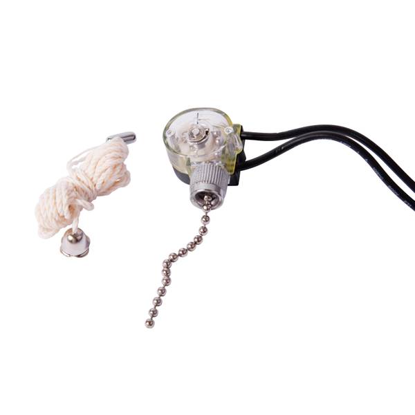 Atron White Lamp cord with Switch - 6 Feet