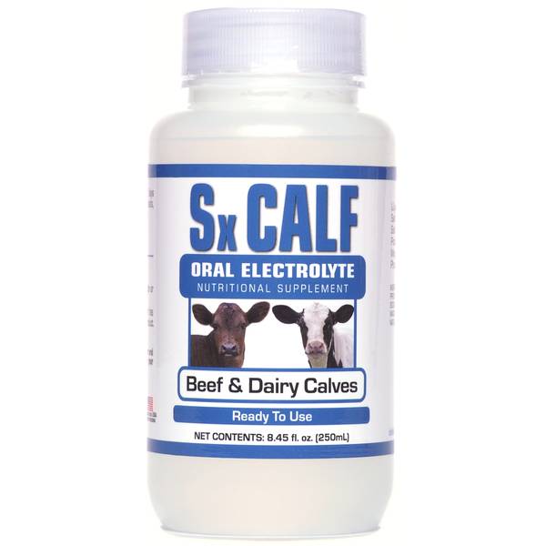 250ml 5 Dose SX Calf Oral Electrolite Nutritional Supplement