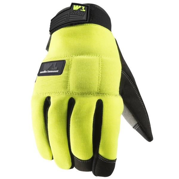 Wells Lamont Men's FX3 Extreme Dexterity Hi-Viz Winter Work Gloves