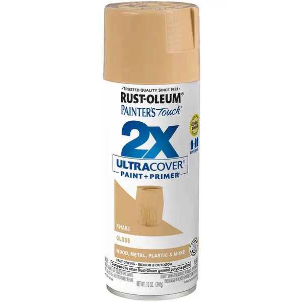 Rust-Oleum Camouflage 2X Ultra Cover 12 Oz. Flat Spray Paint, Army
