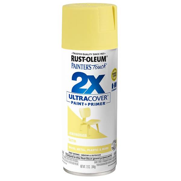 Rust-Oleum Painter's Touch 2X Ultra Cover 12 Oz. Satin Paint + Primer Spray  Paint, Smokey Beige