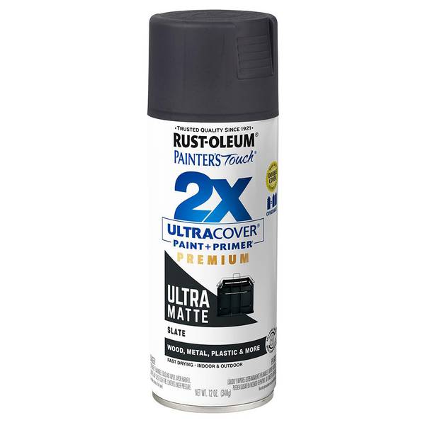 Rust-Oleum White American Accents 2x Ultra Cover Flat Spray Paint - 12 oz