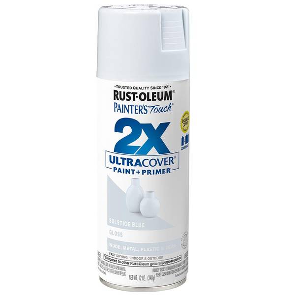 Rust-Oleum 2X Ultra Cover Satin Midnight Blue Spray Paint and