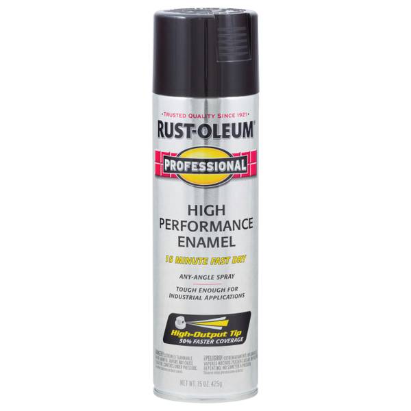Photo of 15 oz Professional High Performance Gloss Black Enamel Spray Paint
