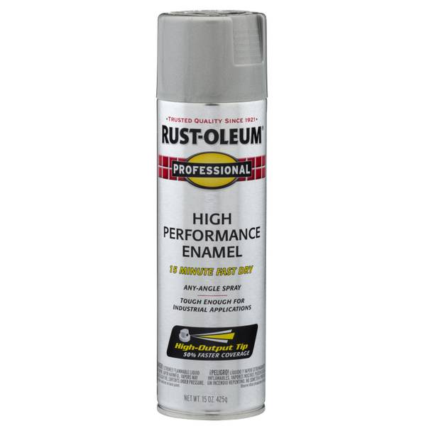 Rust-Oleum 15 oz Professional Gloss Light Machine Gray Enamel Spray ...