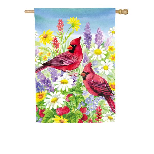 Evergreen Enterprises Summer Cardinals House Flag - 13S9192 | Blain's ...