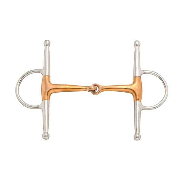 Photo of 5" Kelly Silver Star Copper Mouth Full Cheek Snaffle