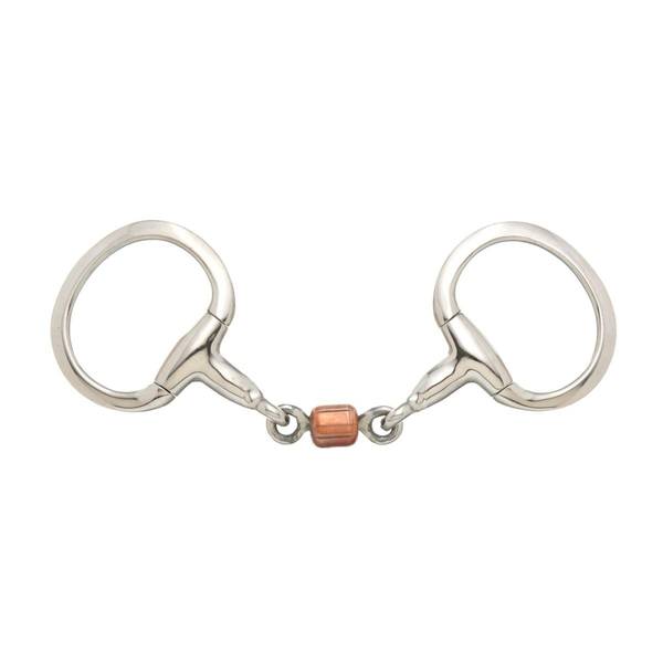Photo of 5" Kelly Silver Star 3-Piece Roller Eggbutt Snaffle