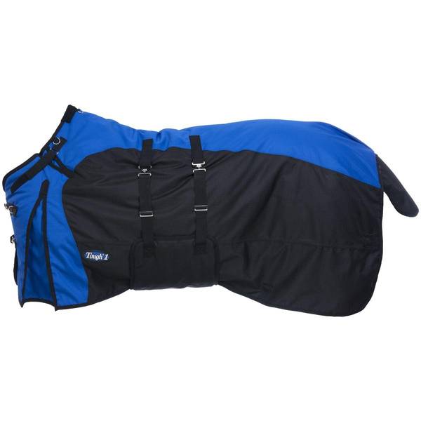 Photo of 1200D Waterproof Poly Turnout Blanket with Belly Wrap and Snuggit Neck