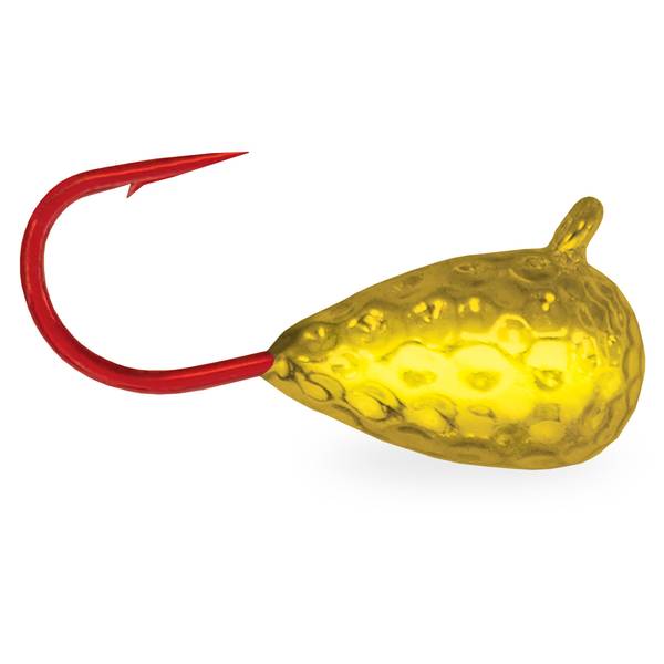 Acme Tackle 3mm Gold Hammered Tungsten Jig - 3HH-G