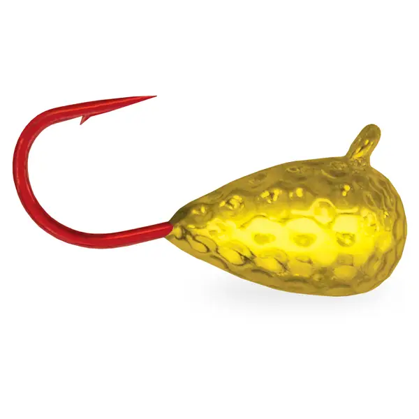Acme Tackle 5mm Gold Hammered Tungsten Jig 5HH-G Blain's Farm - Main Image