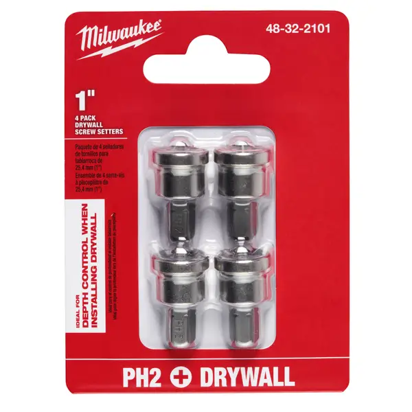 pg5+スタビ❶1-2(キルトメイプル)丸軸ステンレスグリップ Milwaukee 4-Pack Drywall Setters - 48-32-2101 | Blain's Farm & Fleet