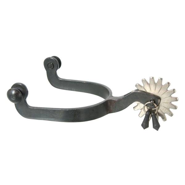 Tough-1 Kelly Silver Star Jingle Bob Spurs - 78-58321-0-0
