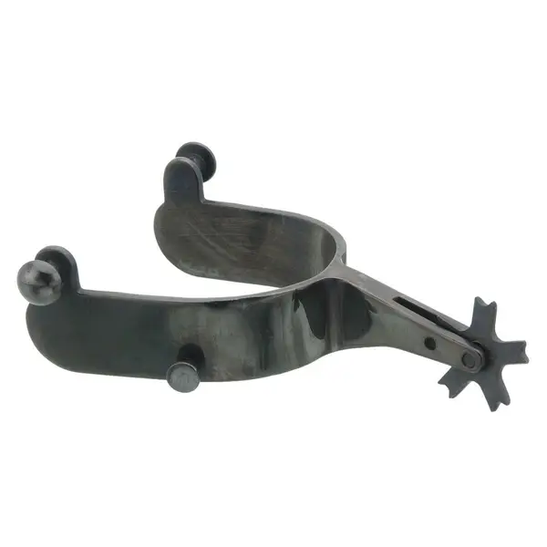 Tough-1 Bull Rider Blue Steeled Rodeo Spurs - 78-8023-2-0