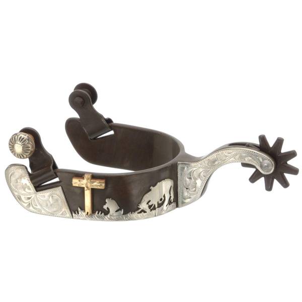 Photo of Men's Kelly Silver Star Praying Cowboy Spurs