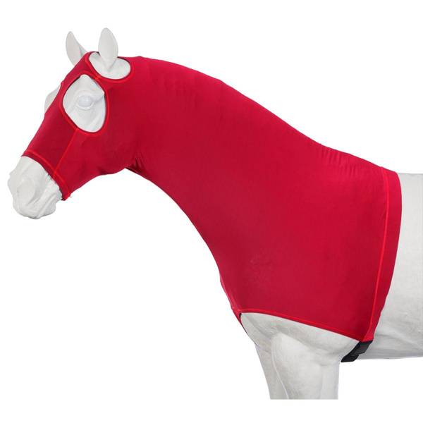 Photo of 100% Spandex Mane Stay Hood-Red