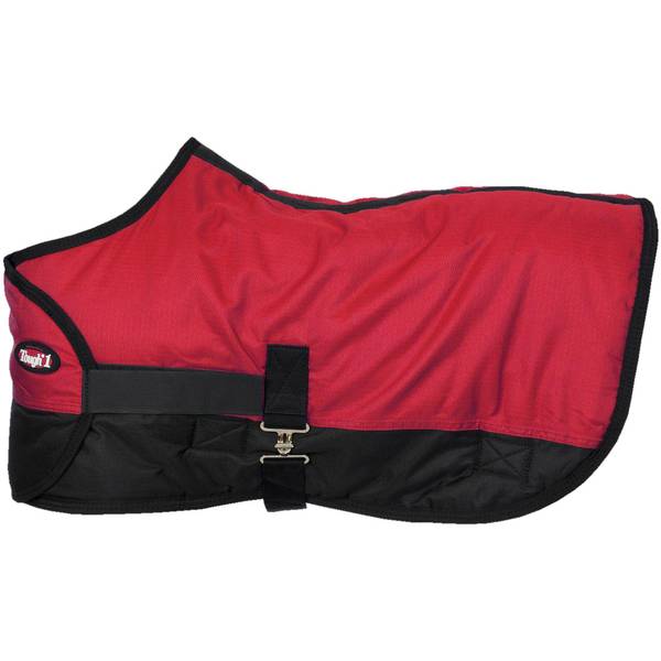 Tough-1 600d Waterproof Poly Adjustable Foal Blanket, Red, Large - 32 