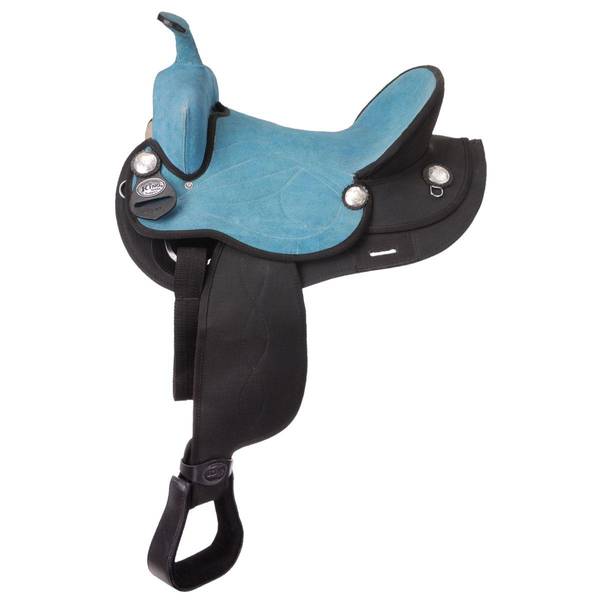 Photo of King Series Suede Seat Synthetic Youth Trail Saddle