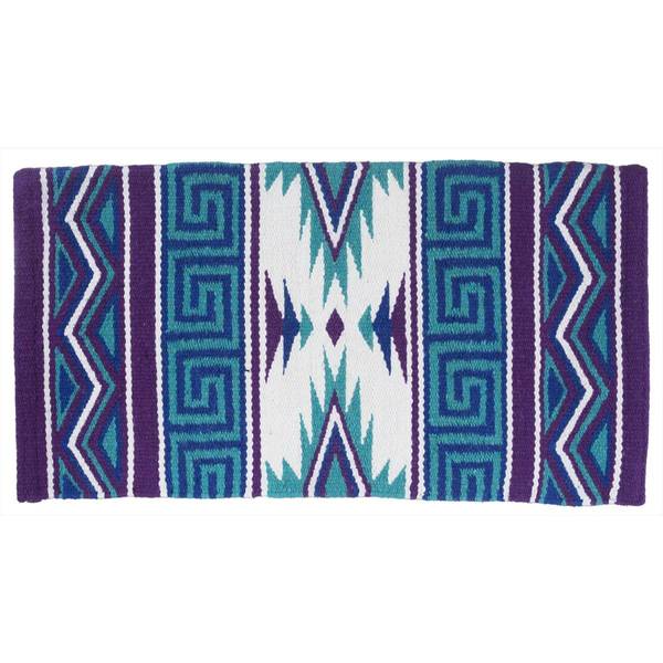 Photo of 36"x34" Mayan Navajo Wool Saddle Blanket