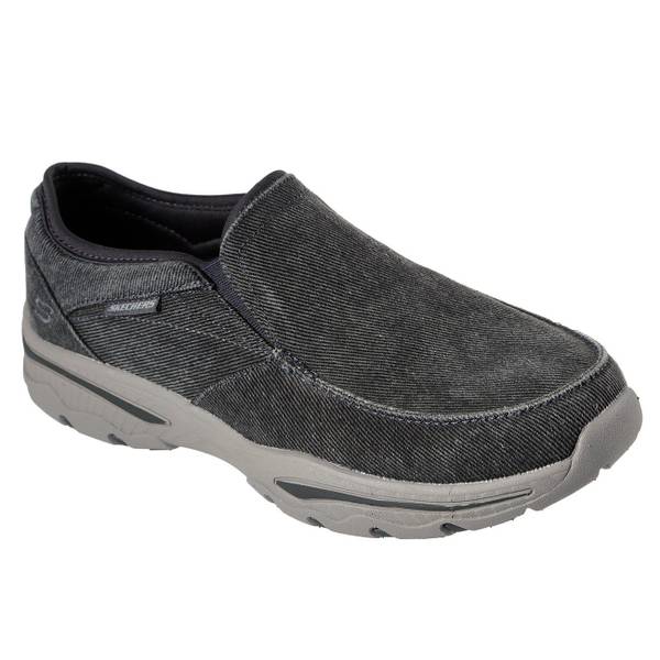 Skechers Men's Creston Moseco Slip-Ons, Charcoal, 8EWW - 65355EWW-CHAR ...