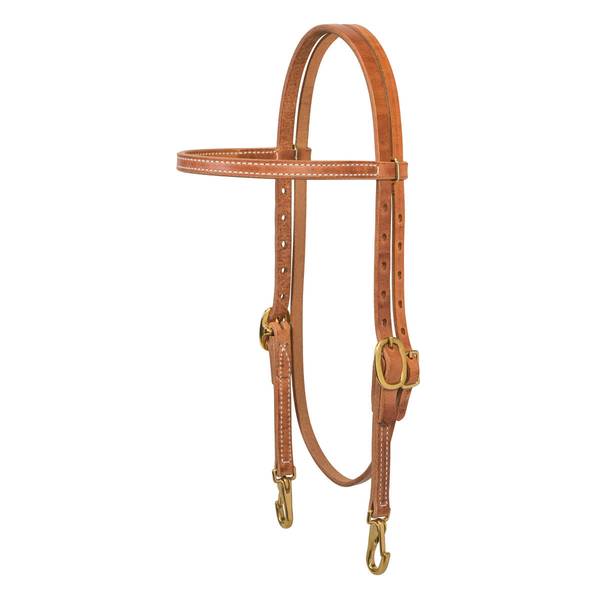 Weaver Leather ProTack Single-Ply Browband Trainer Headstall