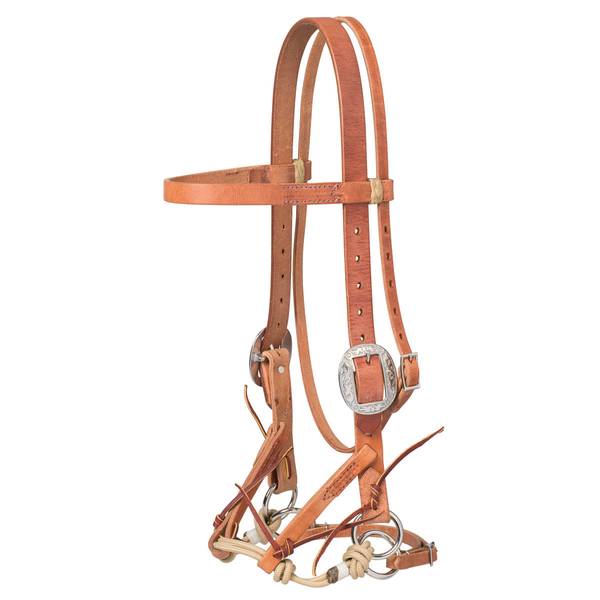 Weaver Leather Justin Dunn Bitless Bridle, Draft 100297 Blain's