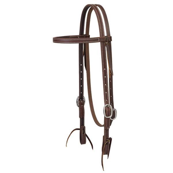 Photo of Working Tack Browband Headstall, 5/8", Stainless Steel