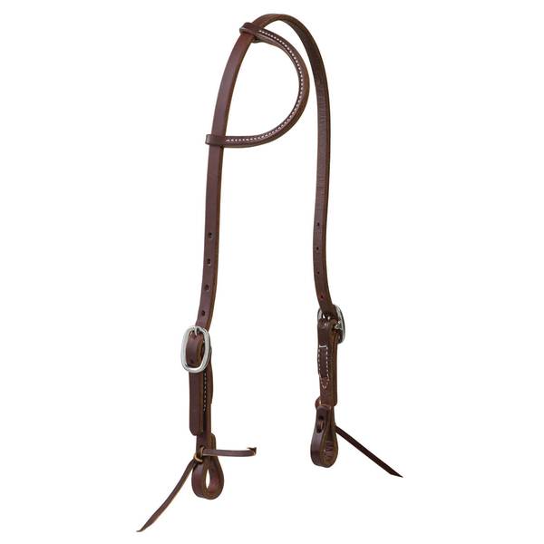 Photo of Working Tack Sliding Ear Headstall, 5/8", Stainless Steel
