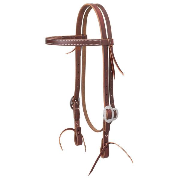 Photo of Working Tack Economy Browband Headstall, 3/4", Stainless Steel