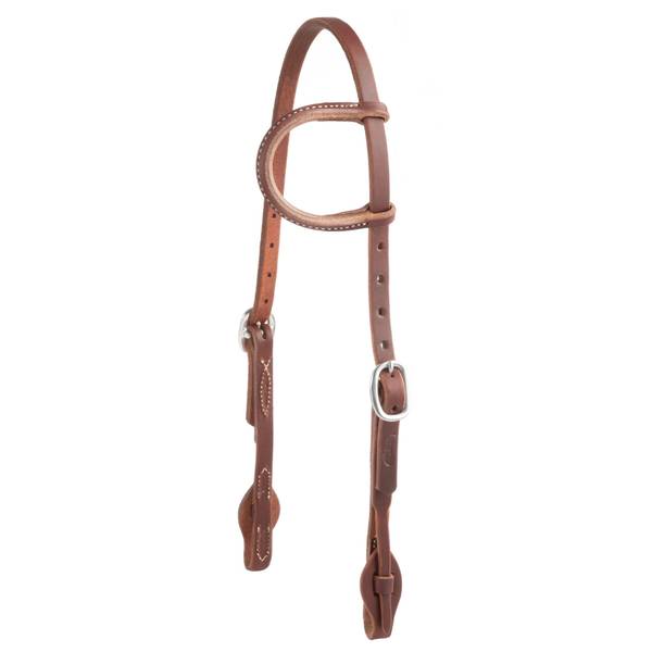 Photo of Working Tack Quick-Change Single-Ply Headstall Leather Tab Ends