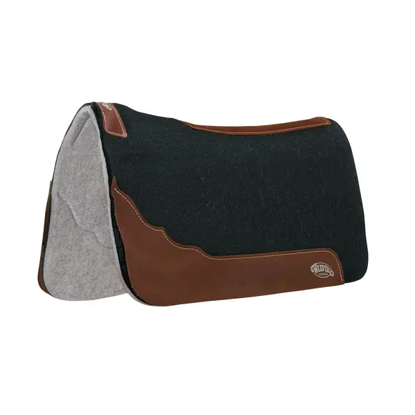 Weaver Leather Fleece Lined Acrylic Pony Saddle Pad 22\" - X 22 Blue 35 1673 P1