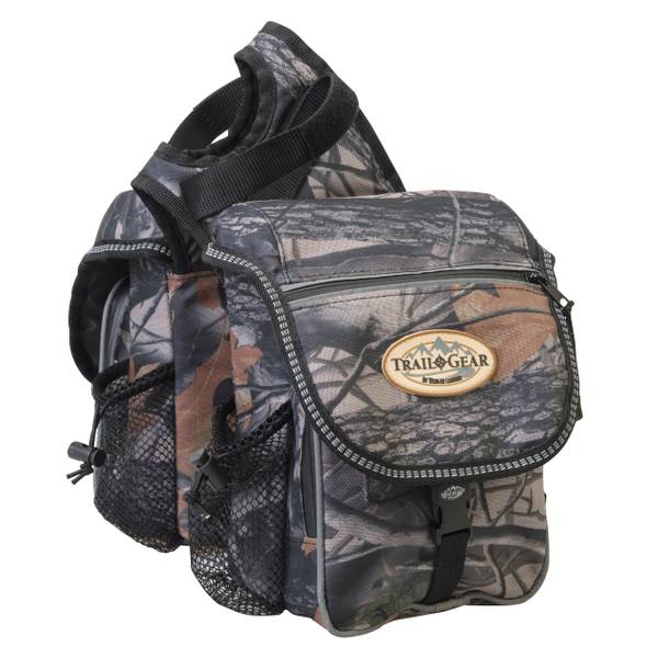 Weaver Leather Trail Gear Pommel Bag, Camo 150204B1 Blain's Farm