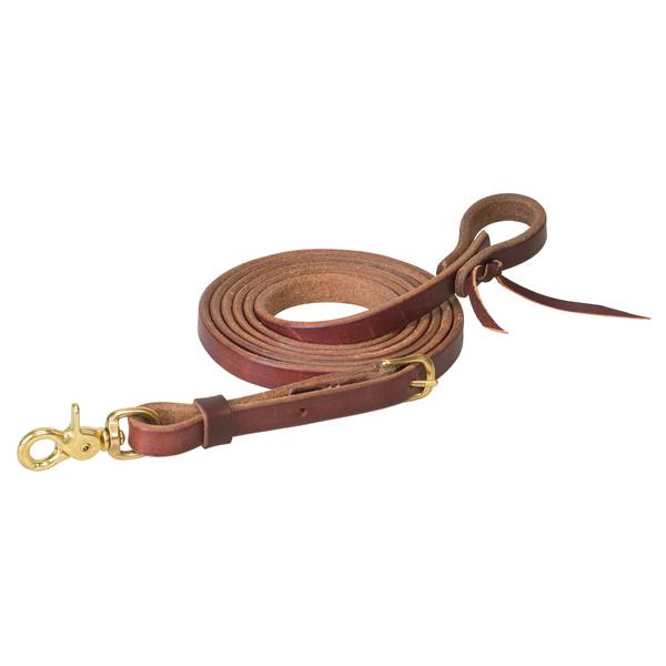 Photo of 8'Oiled Canyon Rose HeavyHarness Roper Reins