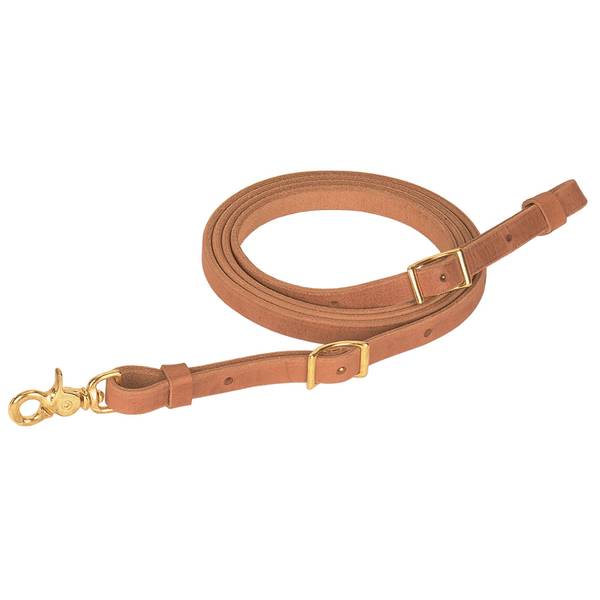 Photo of 7' Harness Leather Flat Roper Reins