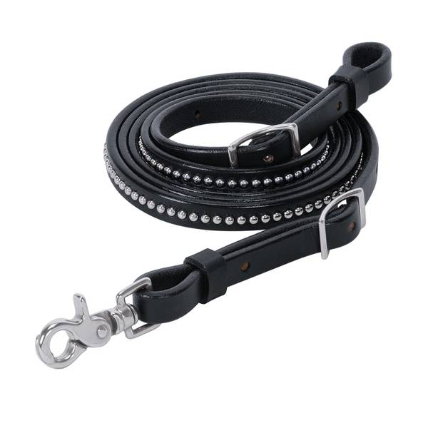 Photo of 5/8" x 7' Back In Black Reins