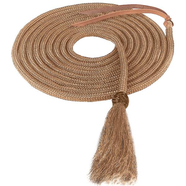 Photo of 23' x  1/2" Nylon Mecate with Horsehair Tassel
