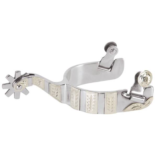 Photo of Men's Spurs with Engraved German Silver Trim