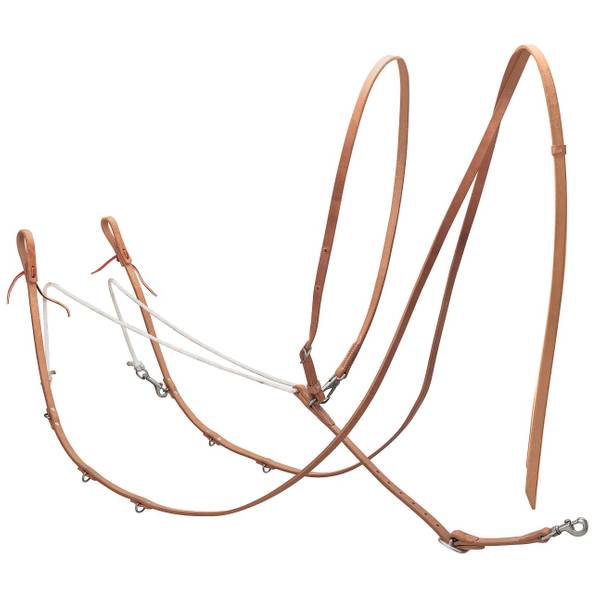 Photo of Split Reins Harness Leather GermanMartingale