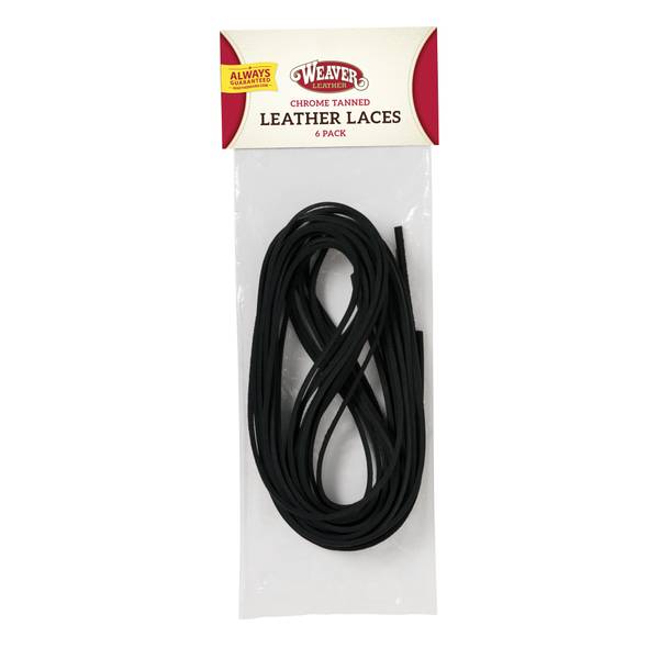 Weaver Leather 6-Pack Leather Laces, 3/16" x 72