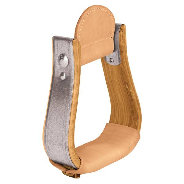 Photo of Wooden Stirrups with Leather Treads, Visalia