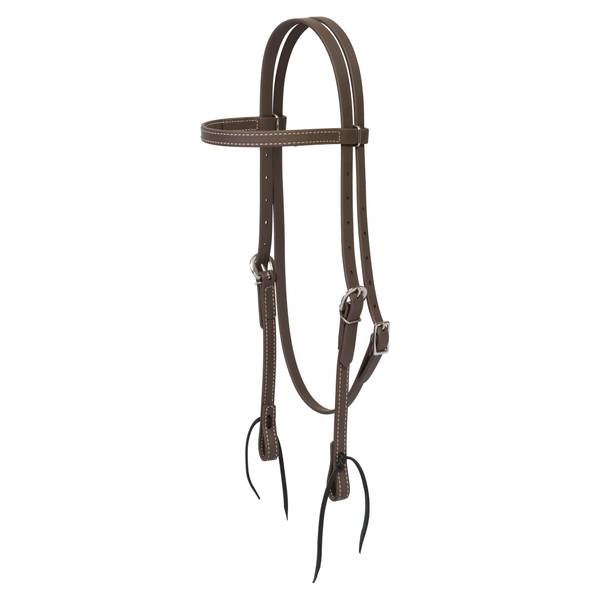 Weaver Back In Black Browband Headstall - Jopps Tack