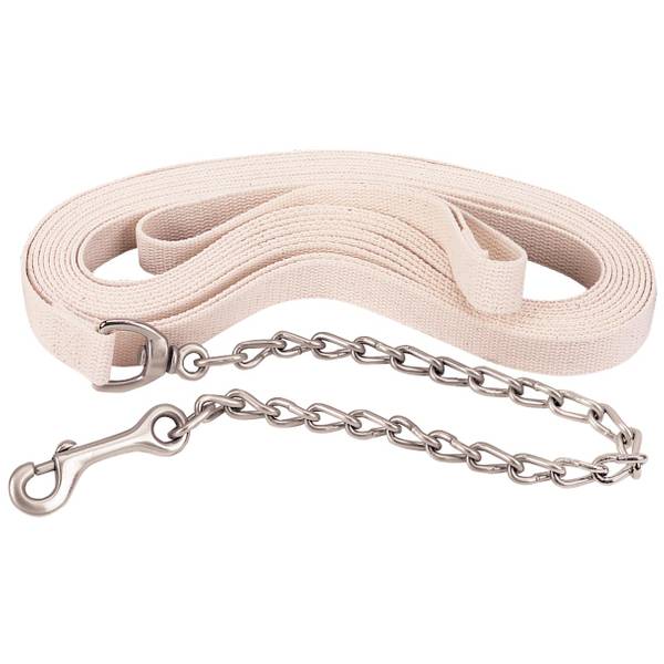 Weaver Leather Flat Cotton Lunge Line, 1"x27' with Chain