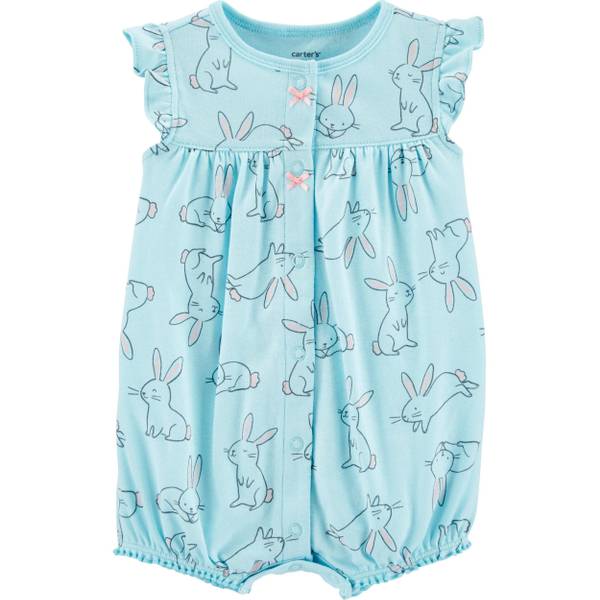 baby girl bunny romper