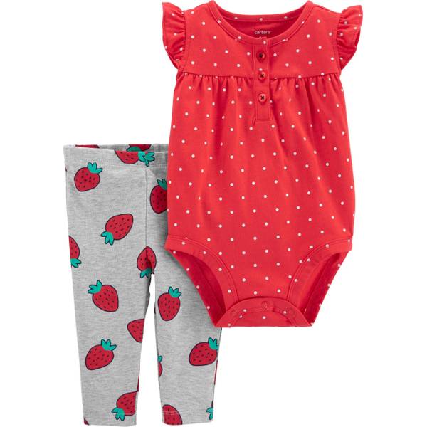 carter's strawberry outfit