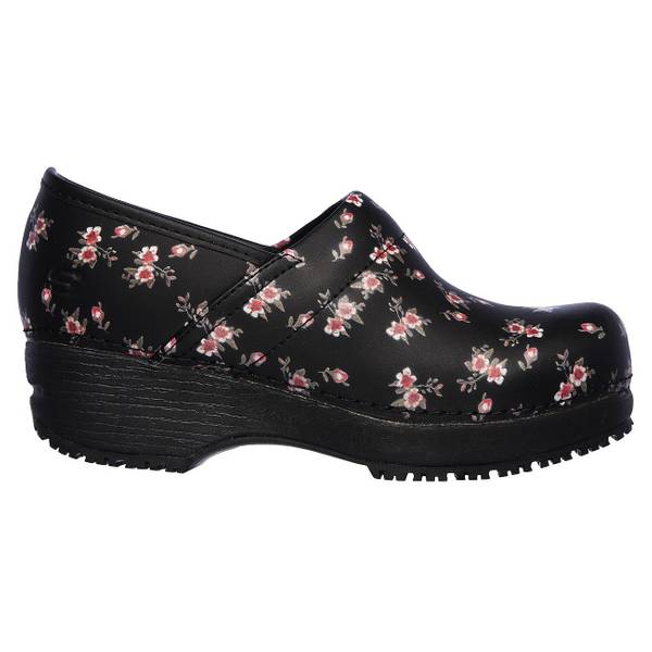 skechers women's soft toe work clog