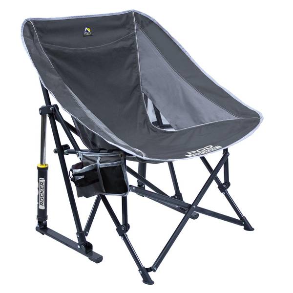 hydraulic rocking camp chair