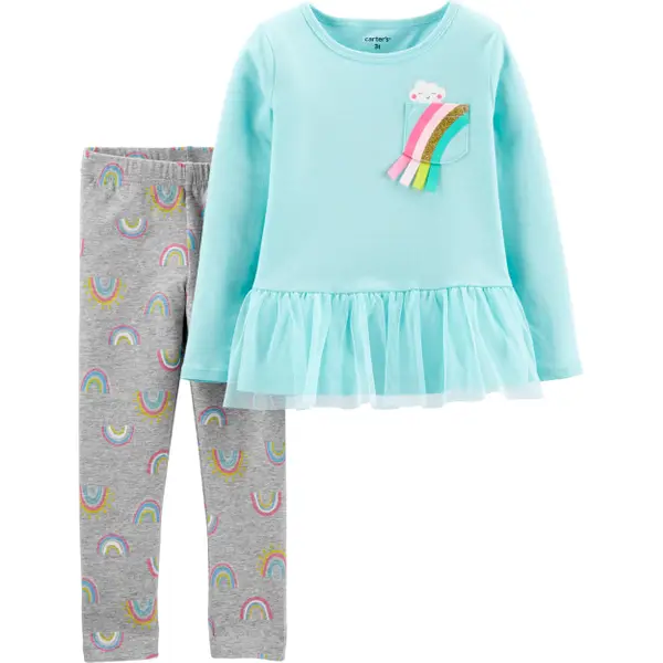 carter's rainbow leggings