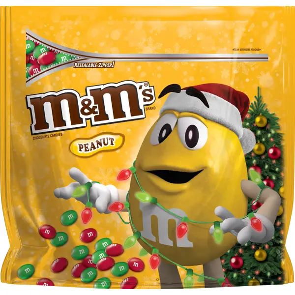M&Ms 3.27 oz Christmas Peanut Share Size - 10040000522765