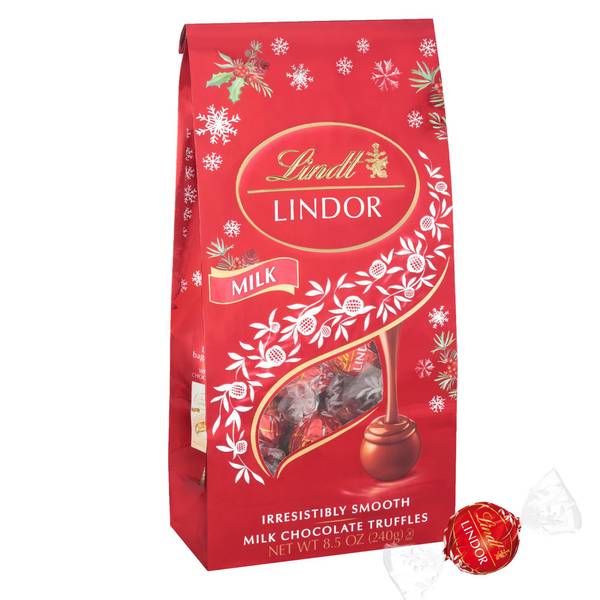 Lindt 85 Oz Lindor Holiday Milk Chocolate 715748 Blains Farm And Fleet 5165