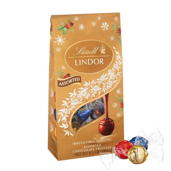 Lindt 85oz Holiday Lindor Truffles Assortment Bag 715756 Blains Farm And Fleet 8595